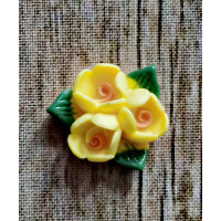 Магніт для голки Only Жовті лілії, 2х2 см (633188)
