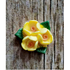 Магніт для голки Only Жовті лілії, 2х2 см (633188) Магніт для голки Only Жовті лілії, 2х2 см (633188)