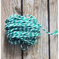 Бавовняний шнур біло-зелений Only, 9 м (633216)