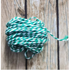 Бавовняний шнур біло-зелений Only, 9 м (633216)