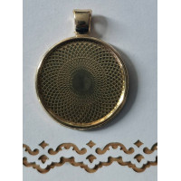 Основа для кулону Only Вінтажне золото, діаметр 2,5 см (633222)