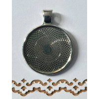 Основа для кулону Only Срібло, діаметр 2,5 см (633225)