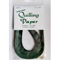 Набір смужок паперу для квілінгу Quilled Creations темно-зелений (319-633304)