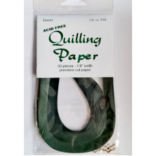 Набір смужок паперу для квілінгу Quilled Creations темно-зелений (319-633304)