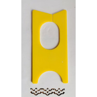 Бобіни Максі для пряжі, шнура, стрічки Only Жовта, 9х4,3 см(633233)