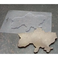 Пластикова форма для шоколаду VD-line Карта України контур (633253)