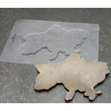 Пластикова форма для шоколаду VD-line Карта України контур (633253)