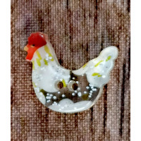 Гудзик-прикраса Only Курочка, 1,7х1,5 см (633324)