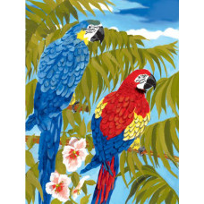 Набір для малювання за номерами Royal Brush Папуги (PJS 35)