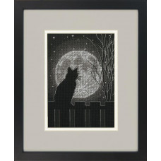 Набір для вишивання хрестом Dimensions Місячна чорна кішка (70-65212 )