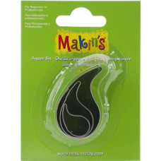 Набор форм для резки пластика Makin's Капля воды, 3 шт. (M360 31)