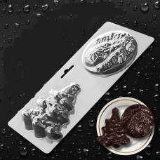 Форма для мила пластикова VD-line Ялинка та новорічна іграшка (633277)