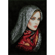 Набор для вышивания крестом LanArte Женщина в вуале - Woman in Veil (PN155033)