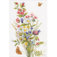Набір для вишивання хрестиком LanArte Польові квіти (PN155693)