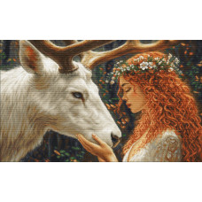 Набір для вишивання хрестиком Luca-S Ніжний дух лісу (B724)