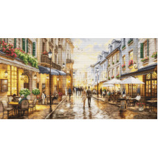 Набір для вишивання хрестиком Luca-S Нічне кафе (B729) Набір для вишивання хрестиком Luca-S Нічне кафе (B729)