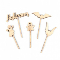 Набір топерів „Halloween“ 2, фанера, 5шт, ROSA TALENT (4823100264839)