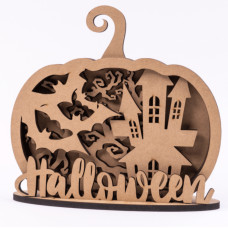 Заготовка для декору Rosa talent 3D композиція „Halloween“ 3, МДФ, 20х20см (4823100264891)