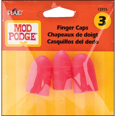 Ковпачки для пальців гумові Plaid, 3 шт. (CS12958)