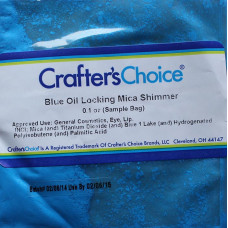 Міка косметична Crafters Choice Blue Oil Locking Mica Shimmer