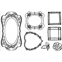 Набір прозорих штампів Чарівна мить Рамки (7401CS)