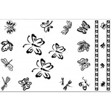 Набір прозорих штампів Чарівна мить Метелики (7402CS)