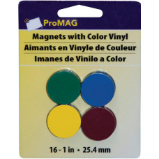 Магніти кольорові ProMag вінілові, 16 шт. (20000)