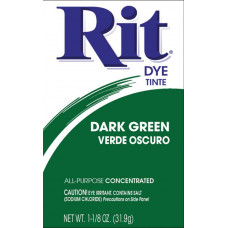 Краска для ткани Rit Dye Powder, темно-зеленая (3 35)