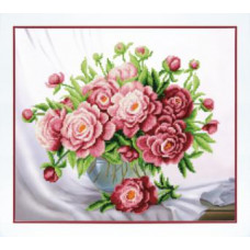 Набор для вышивания бисером Чарівна мить Розовые пионы (Б-751)