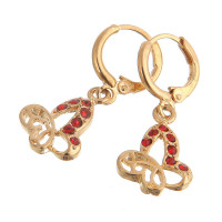 Сережки Only Рубінові метелики