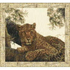 Набір для вишивання хрестиком Сомалійський леопард Золоте руно (ДЖ-022)