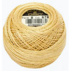 Нитка DMC Perle Cotton Size 8 - #676