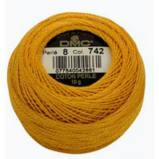 Нитка DMC Perle Cotton Size 8 - #742
