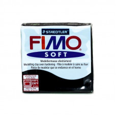 Полімерна глина Fimo Soft, Black (8020-9)
