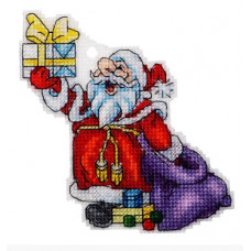 Набор для вышивания крестиком Alisena Дедушка Мороз (8028)