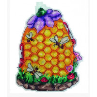 Набір для вишивання хрестиком Alisena Будиночок-вулик (8050)