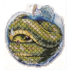 Набор для вышивания крестиком Alisena Змейка (8076)