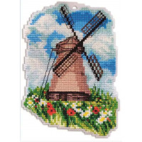 Набор для вышивания крестиком Alisena Ветряная мельница (8078)