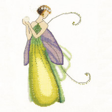 Схема для вышивки крестом Mirabilia Designs Gardenia Spring Garden - Pixie Couture Collection (NC140)