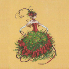 Схема для вишивання хрестиком Mirabilia Designs Miss Christmas Eve (MD148)