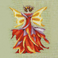Схема для вишивання хрестиком Mirabilia Designs Faerie Autumn Glow Pixie Seasons Collection (NC203)