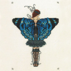 Схема для вышивки крестом Mirabilia Designs Miss Columbian Nymphalid (NC242)