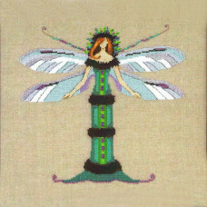 Схема для вышивки крестом Mirabilia Designs Miss Dragonfly (NC257)