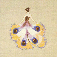 Схема для вышивки крестом Mirabilia Designs Miss Moth (NC258)