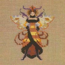 Схема для вишивання хрестиком Mirabilia Designs Miss Honey Bee (NC262)