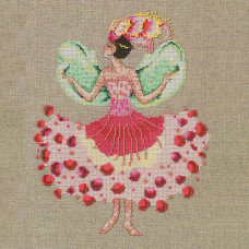 Схема для вышивки крестом Mirabilia Designs Miss Cymbi - Orchid Party (NC270)