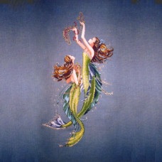 Схема для вишивання хрестиком Mirabilia Designs Mermaids Of The Deep Blue (MD85)