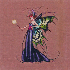Схема для вишивання хрестиком Mirabilia Designs August Peridot Fairy (MD122)