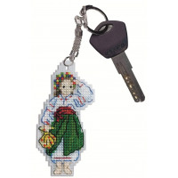 Набір для вишивки хрестиком Alisena на пластиковій канві Підвіска-Україночка! (8132)