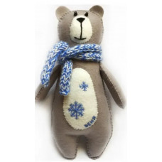 Декоративна іграшка із фетру ВДВ Ведмедик (ФН-89)